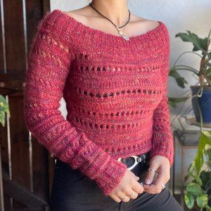 Margaret O’Leary | Open Knit Merino Wool Sweater